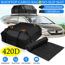 Sac Toit Voiture Voyage PVC Coffre Toit Voiture Imperméable+Tapis antidérapant