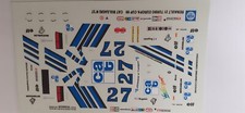 decalcomanie decals  1/43 renault r21 turbo europa cup 1989 catbulgaski