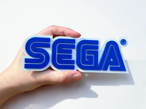 Plaque logo sega - plaque,
