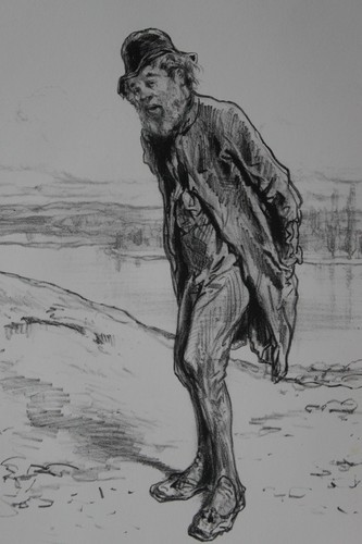 Gavarni lithographie originale - gavarni,