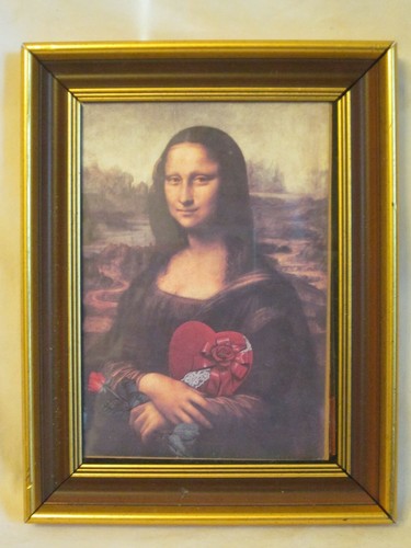 Framed mona lisa - box, of