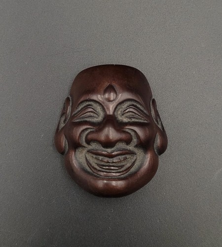 Netsuke masque hotei à - masque,
