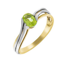 Bague or 375 jaune blanc