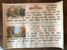 CARTE, AFFICHE SCOLAIRE