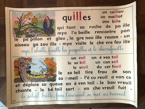 Carte affiche scolaire - affiche,