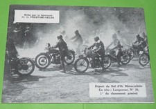 PHOTO PRESTINE-VELOX 1927 MOTO DEPART BOL D'OR N°39 LEMPEREUR COURSE