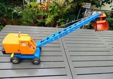 ancien camion grue engin de chantier années 70