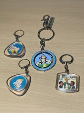 Lot 4 porte-clés BD vintage