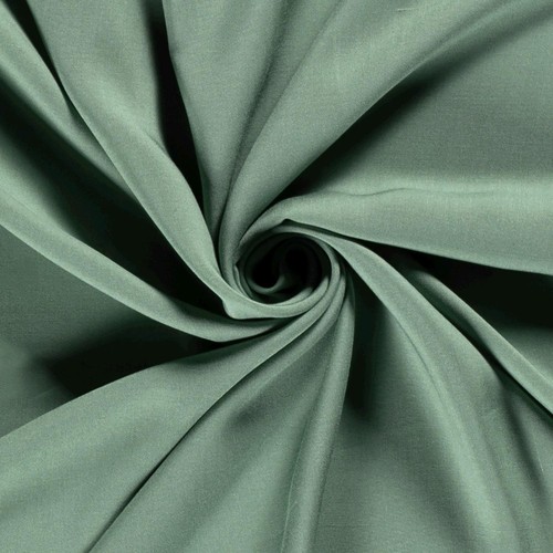 Tissu viscose unie vert - viscose,