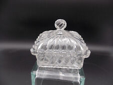 BACCARAT-  BAMBOU TORS-BELLE BOITE CRISTAL A SAVON,BIJOUX..SIGNÉE