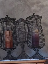 lot de 3 porte bougies(piliers) PARTYLITE