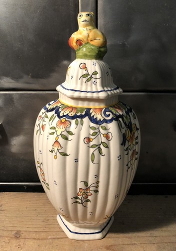 Potiche faïence desvres - de,