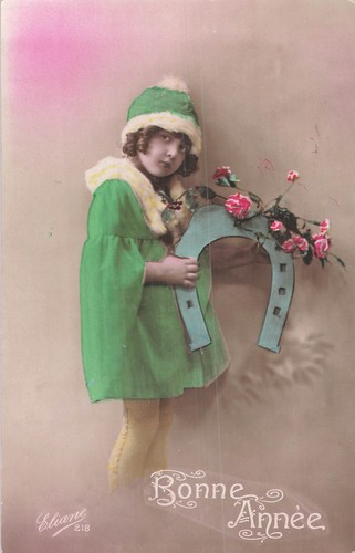 Bonne annee petite fille - petite,