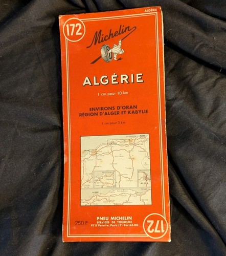 Carte michelin 172 algérie - carte,