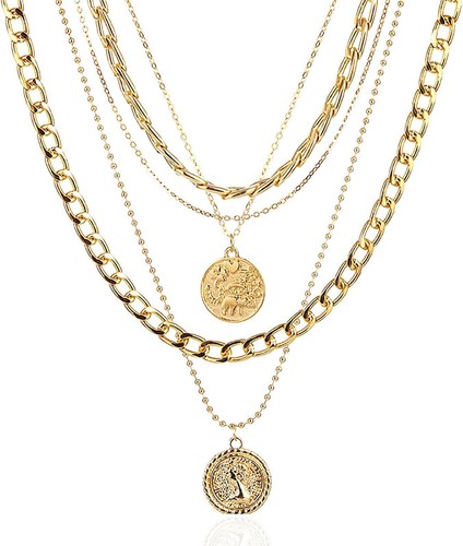 Collier multicouches femme