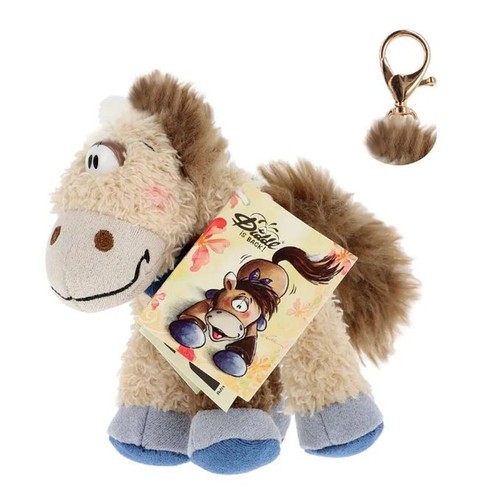 Porte clés peluche cheval - porte-clés,