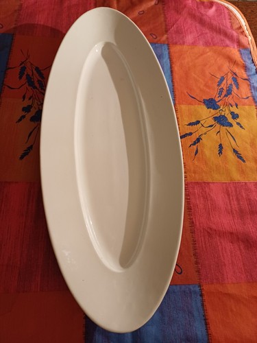 Ancien grand plat ovale - , de