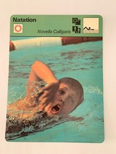 CARTE EDITIONS RENCONTRE 1978 / NATATION - NOVELLA CALLIGARIS