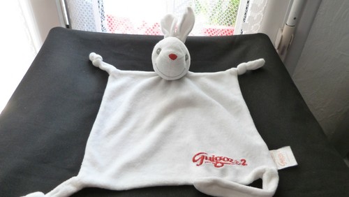 Doudou plat blanc lapin - doudou,