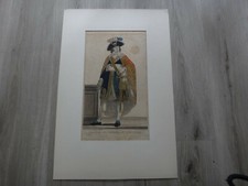 GRAVURE COSTUME DES MEMBRES DU DIRECTOIRE NAPOLEON BONAPARTE N°8