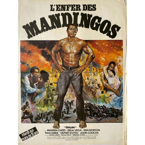 Enfer des mandingos affiche - mandingos,