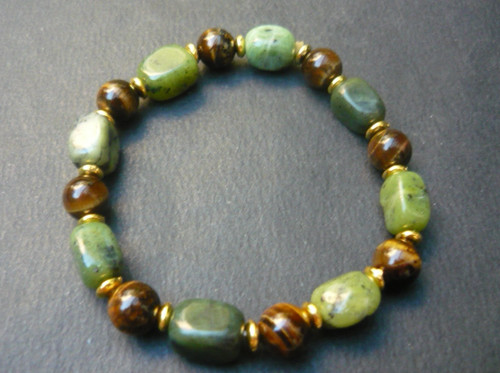 Bracelet perles jade du - bracelet,