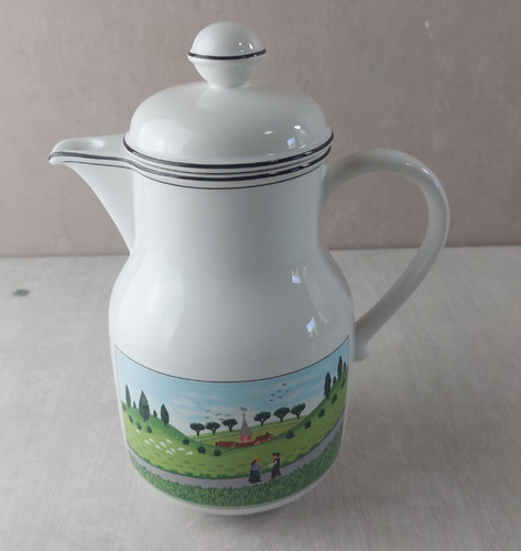Ancienne cafetière décor - ancienne, cafetière,