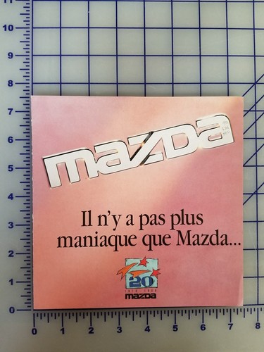 Dossier brochure mazda 626 - dossier,