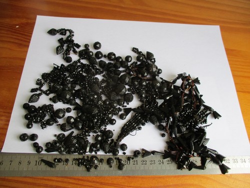 Lot perles anciennes - de, en