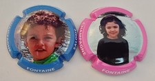 2 BELLES CAPSULES CHAMPAGNE FONTAINE SALOME LES ENFANTS REF N°2 et 2a NEWS