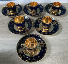 Lot de 6 tasses porcelaines