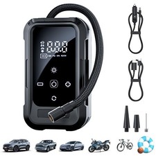 Compresseur d'air numérique à usage nocturne pompe à piles double alimentatio