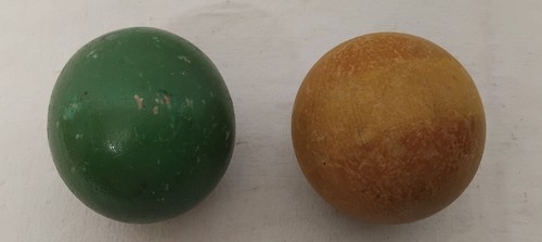 Paire anciennes boules - paire,