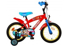 Volare Paw Patrol Vélo Enfant - Garçon - 14 Pouces - Rouge/Bleu