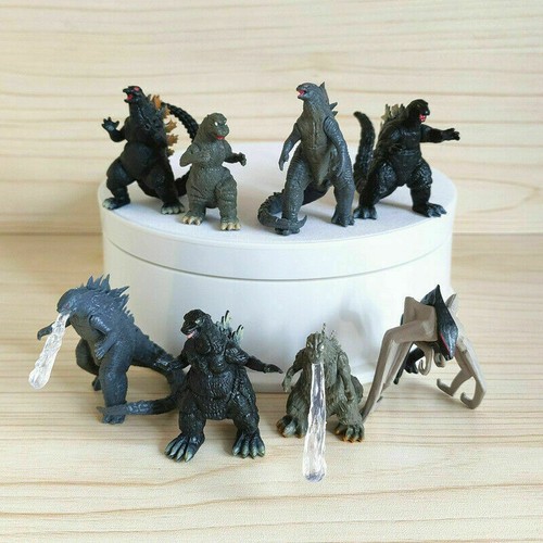 8pcs godzilla king - godzilla, kong