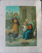 CHROMO RELIGIEUX JOSÉ. MARIE