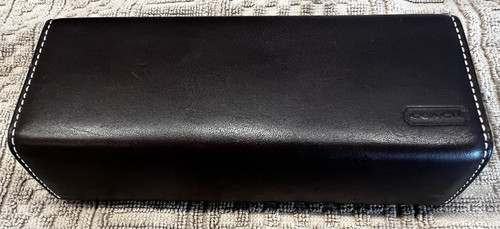 Coach brown leather hard - brown,