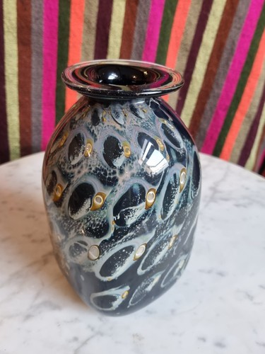 Vase art glass eisch erwin - glass,