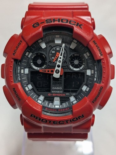 Montre rouge casio shock - rouge,