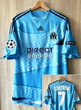 maillot foot vintage shirt OM Marseille Cheyrou 2009 2010 Adidas Formotion L