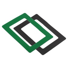 Magnétique Photo Cadre, 2pcs 4x6 Pouce Image avec Support PVC Vert