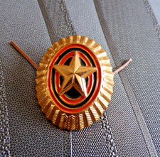 INSIGNE MILITAIRE CASQUETTE CHAPKA TROUPES DE MARINE CCCP URSS TBE