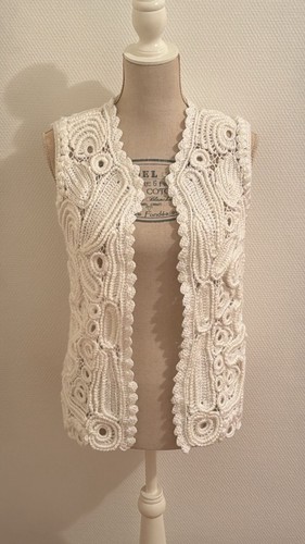 Gilet sans manches dentelle - gilet,