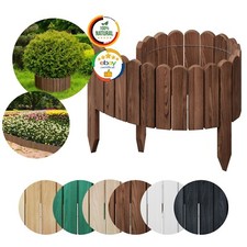 Floranica Rollborder II Clôture en bois de pin 200cm (raccourcissable) imprégnée