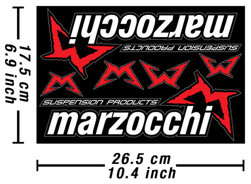Marzocchi forks decals - marzocchi,