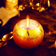  Bougeoir Chandelier Photophore Verre Ornement Coloré Décor Mariage