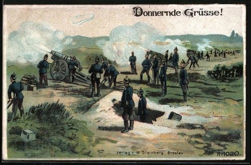 Artillerie allemande tire - l'artillerie,