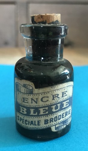 Ancienne bouteille encre - ancienne, d’encre