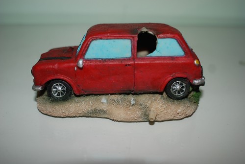 Aquarium mini cooper rouge - aquarium,