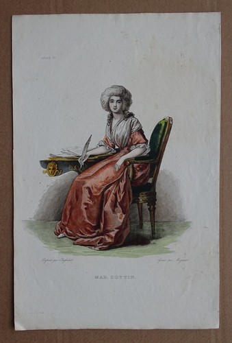 Madame cottin gravure couleur - madame,